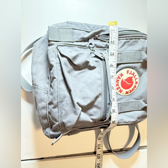 Fjallraven Kanken Classic Gray and Red Backpack - Picture 7 of 9